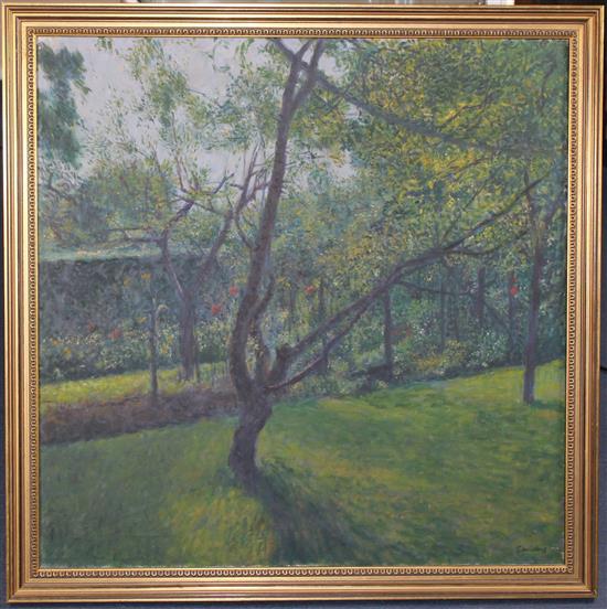 § Christopher Sanders R.A. (1905-1991) My Apple Tree, 32 x 32in.